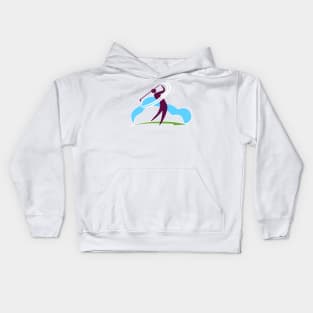 Golf Playe first Golf Player Kids Hoodie